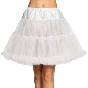 Boland - Petticoat de luxe wit - Volwassenen - Can Can - Prinsen en Prinsessen