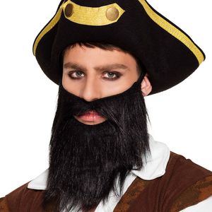 Boland - Nepbaard, accessoire, make-up, snor, accessoires voor carnaval, verkleedkleding, themafeest, vrijgezellenfeest, Halloween