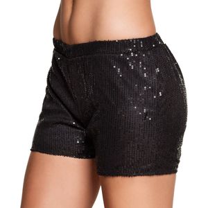Boland - Sexy Hotpants - Zwart - Ondergoed - Pailletten