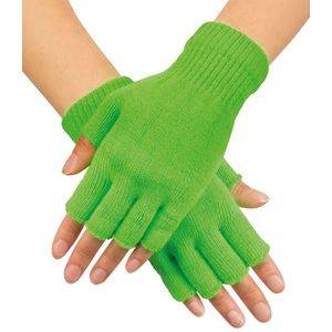 Boland - Vingerloze Handschoenen - Neon Groen - Elastisch