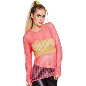 Visnet Shirt Neon Roze