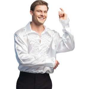 Boland - Herenoverhemd - Wit - Plooiend - Geschikt voor Themafeesten