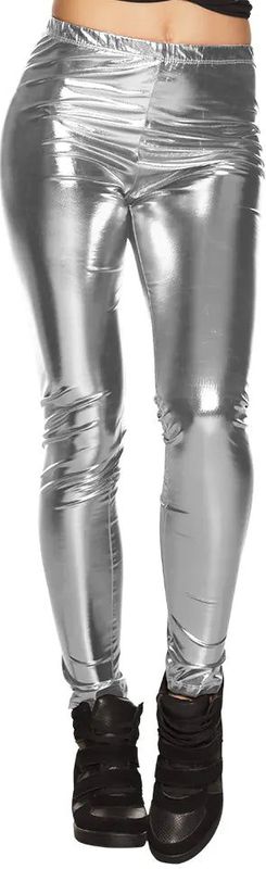 Boland - Legging - Zilver - Metalen - Stretch