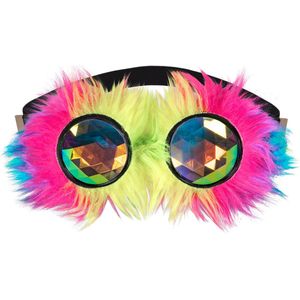 Boland - Partybril Rave Neon - Volwassenen - Pride - Pride