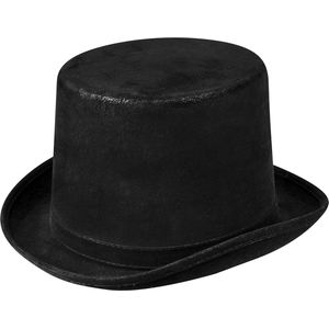 Boland 04205 Steamtopper Deluxe hoed tot 59 cm zwart