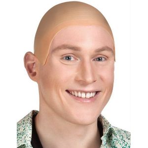 Boland - Latex kapje Kale kop Naturel - - - Unisex - - Gabber - Kaal - Pruik