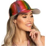 Cap Holo Regenboog 25cm Verstelbaar multi Boland Pet