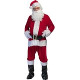 Boland 13328 Kerstmankostuum voor volwassenen, complete set, carnavalskostuum voor Kerstmis of carnaval