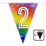 Regenbogen Girlande 2 Jahre 6m