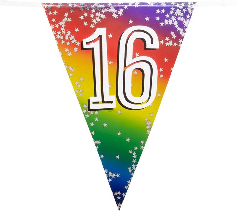 Regenbogengirlande 16 Jahre 6m