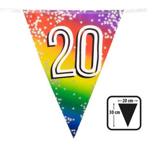 Boland - Folievlaggenlijn '20' Multi - Regenboog - Regenboog