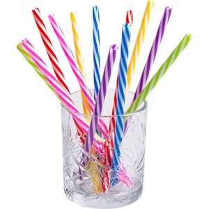 Rietjes Plastic Herbruikbaar 21cm 12st