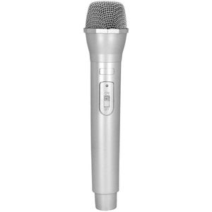 Carnaval verkleed microfoon - kunststof - 23 cm  - popster/zanger/presentator
