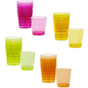 Shotglaasjes Gekleurd (20 stuks)