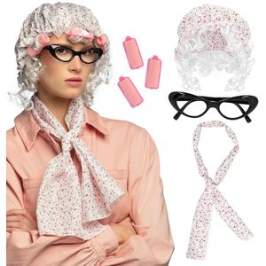 Boland - Set Grootmoeder - Volwassenen - Vrouwen - - Accessoireset - Grappig en Fout - Cosplay - Carnaval - Themafeest