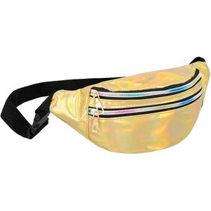 Boland - Holografisch Heuptasje - Goud - Accessoire - Carnaval