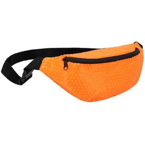 Boland - Heuptasje Sequins neonoranje Neon,Oranje - Volwassenen - Unisex - - 90's - Retro - Old school - Festival - Carnaval - Themafeest