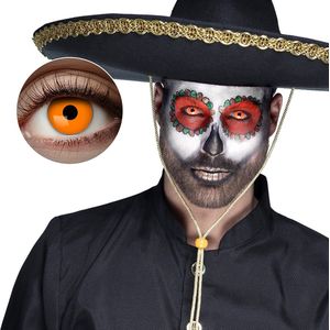 Halloween Maandlenzen Uv Flash Oranje