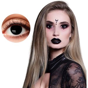 Boland - Paar weeklenzen Heks - Halloween - Zwart - Contactlenzen