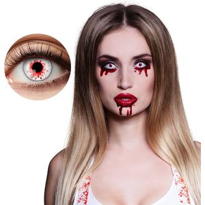 Boland - Bloody Party Lenzen - Wit met Bloedspetters - 2 Stuks