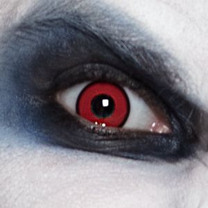 Boland - Freak - Halloween Contactlenzen - Donkerrood - Volwassenen