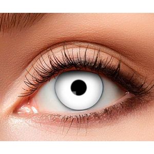 Boland - Infected - Halloween Contactlenzen - Witte - Volwassenen