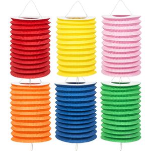 Boland - 12 Papieren Treklampionnen - Multi - Papier - Geschikt voor Feestjes