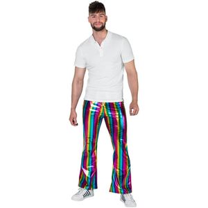 Boland - Regenboogbroek - Kleding - Metallic - Elastische Tailleband