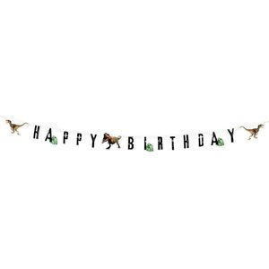Dinosaurus Letterslinger Happy Birthday 2m