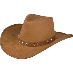 Zwarte Cowboy Western Hoed met Ster Motief Band – Schmink Specialist