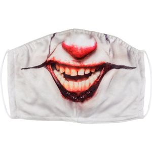 Boland - Mondkapje Monsterclown - Volwassenen - Clown - Halloween - Horror