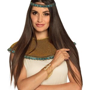 Boland 64426 - Noble of the Nile, armsieraad met slang, gouden armband, Egypteres, Cleopatra, modesieraad, carnaval, themafeest