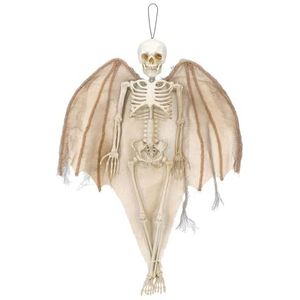 Boland 73202 Horrordecoratie om op te hangen, engel, skelet, 40 cm, Halloween, themafeest decoratie