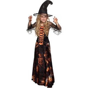 Halloween Heks Kostuum Kind Oranje