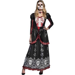 Boland - Kostuum Señora Adriana (36/38) - Volwassenen - Day of the dead - Halloween verkleedkleding - Day of the dead