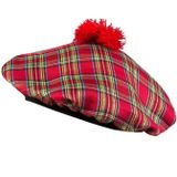 Rotes Barett Tartan