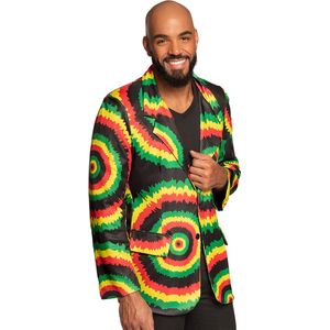 Boland - Rastaman - Carnavalsjas - Groen Geel Rood Zwart - Polyester