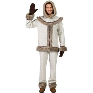 Eskimo Kostuum Grijs Heren