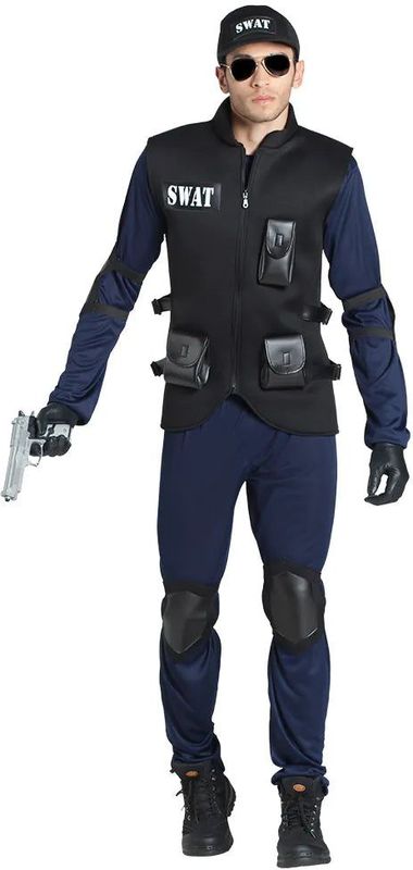 Politie Kostuum Heren Swat
