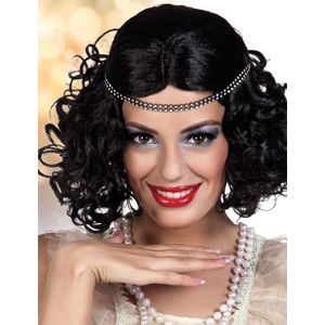 DRESHOW 1920s Accessoires Hoofdband Ketting Handschoenen Flapper Kostuum Accessoires Set voor Vrouwen
