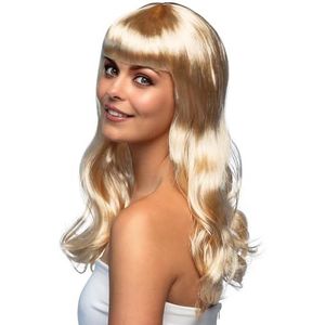 Pruik Lang Haar Blond