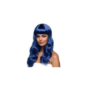 Boland - Pruik Chique blauw Blauw - Golvend - Lang - Vrouwen - - Glitter and Glamour