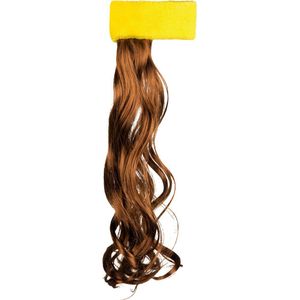 Gele Hoofdband Bruine Haren
