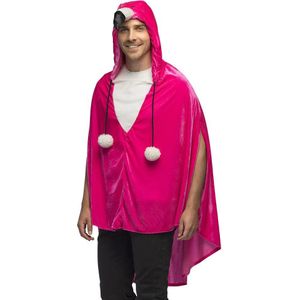 Boland - Luxe Dierenponcho - Wit - Kostuum Accessoire - Carnaval