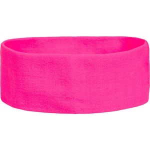 Boland - Hoofdband Retro neonroze Neon,Roze - Één maat - Volwassenen - Unisex - 80's & 90's - Disco