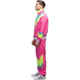 Boland Trainingspak Retro dude neonroze Volwassenen Hippie ' & 90' Disco
