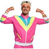 Boland Trainingspak Retro dude neonroze Volwassenen Hippie ' & 90' Disco