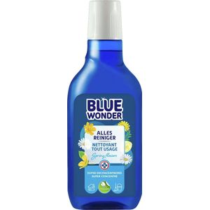 Blue Wonder Allesreiniger, Ontvetter en Reinigingsmiddel, Flacon met Dop, Geconcentreerde Universele Reiniger, Voor Vet, Vuil en Vlekken – Groot Formaat 750 Milliliter