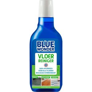 6x Blue Wonder Vloerreiniger 750 ml