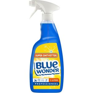 Blue Wonder Professionele Superontvetter Spray 1 liter